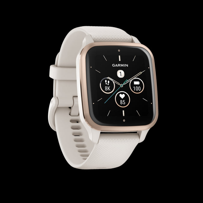 GARMIN SMART WATCH VENU SQ 2 MUSIC IVORY/PEACH GOLDAttaccalaspina