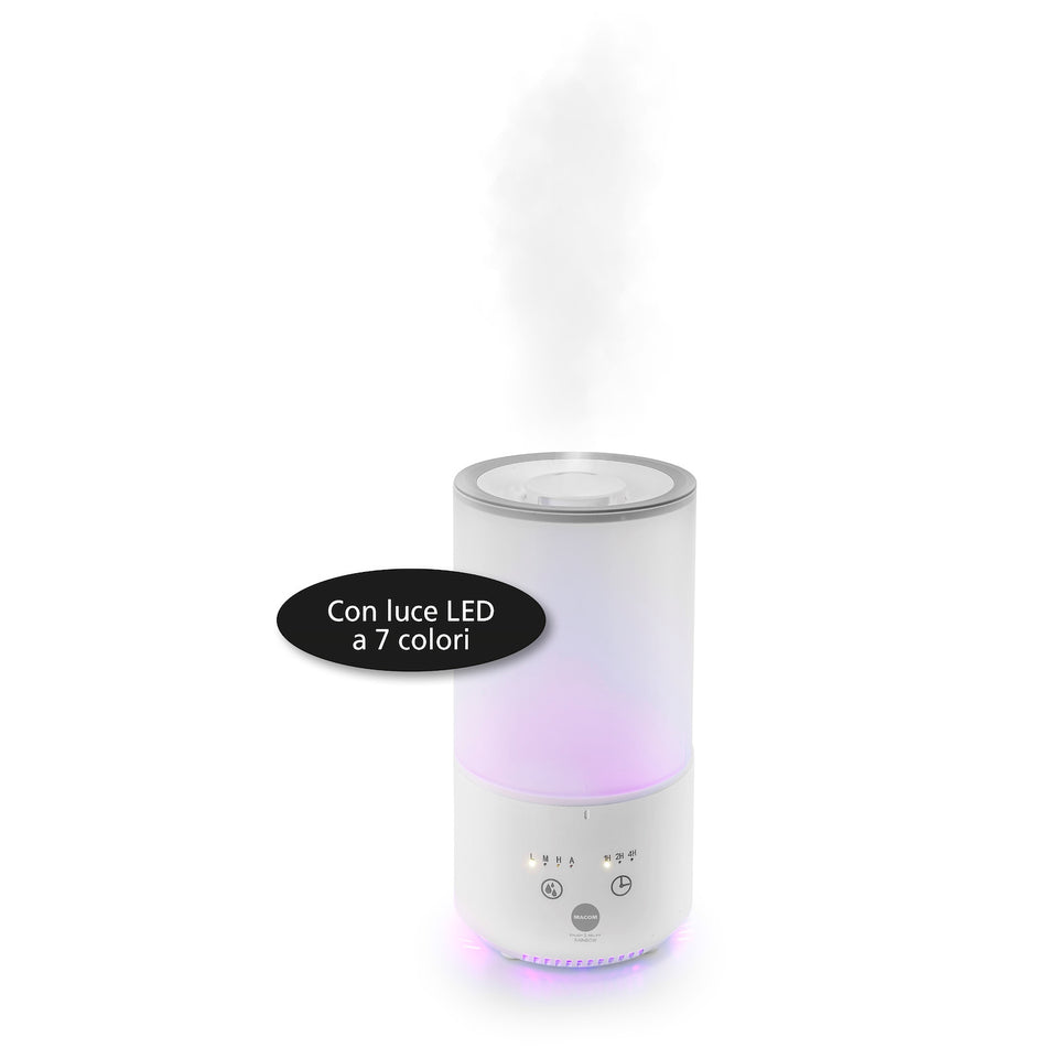 MACOM UMIDIFICATORE ULTRASUONI 1LT C/DIFF. RAINBOWAttaccalaspina