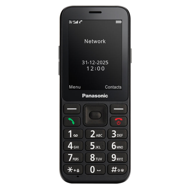 PANASONIC CELL.SENIOR 4G 2.4" TASTO SOS 4G NEROAttaccalaspina