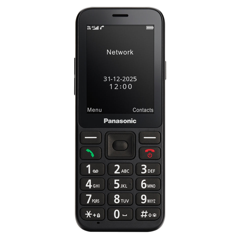 PANASONIC CELL.SENIOR 4G 2.4" TASTO SOS 4G NEROAttaccalaspina