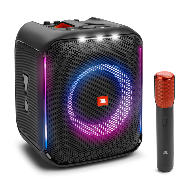 JBL DIFF. PORTATILE 100W C/LUCI +MICROFONO WLSS NEROAttaccalaspina