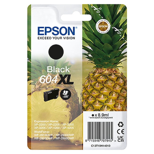 EPSON CART.INK-JET 604XL ANANAS NEROAttaccalaspina