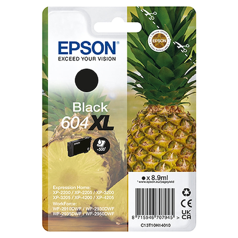 EPSON CART.INK-JET 604XL ANANAS NEROAttaccalaspina