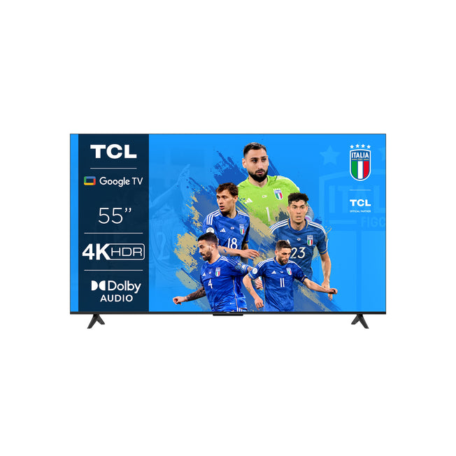 TCL TV LED 55"UHD 4K HDR DVBT2/S2/HEVC SMART GOOGLEAttaccalaspina