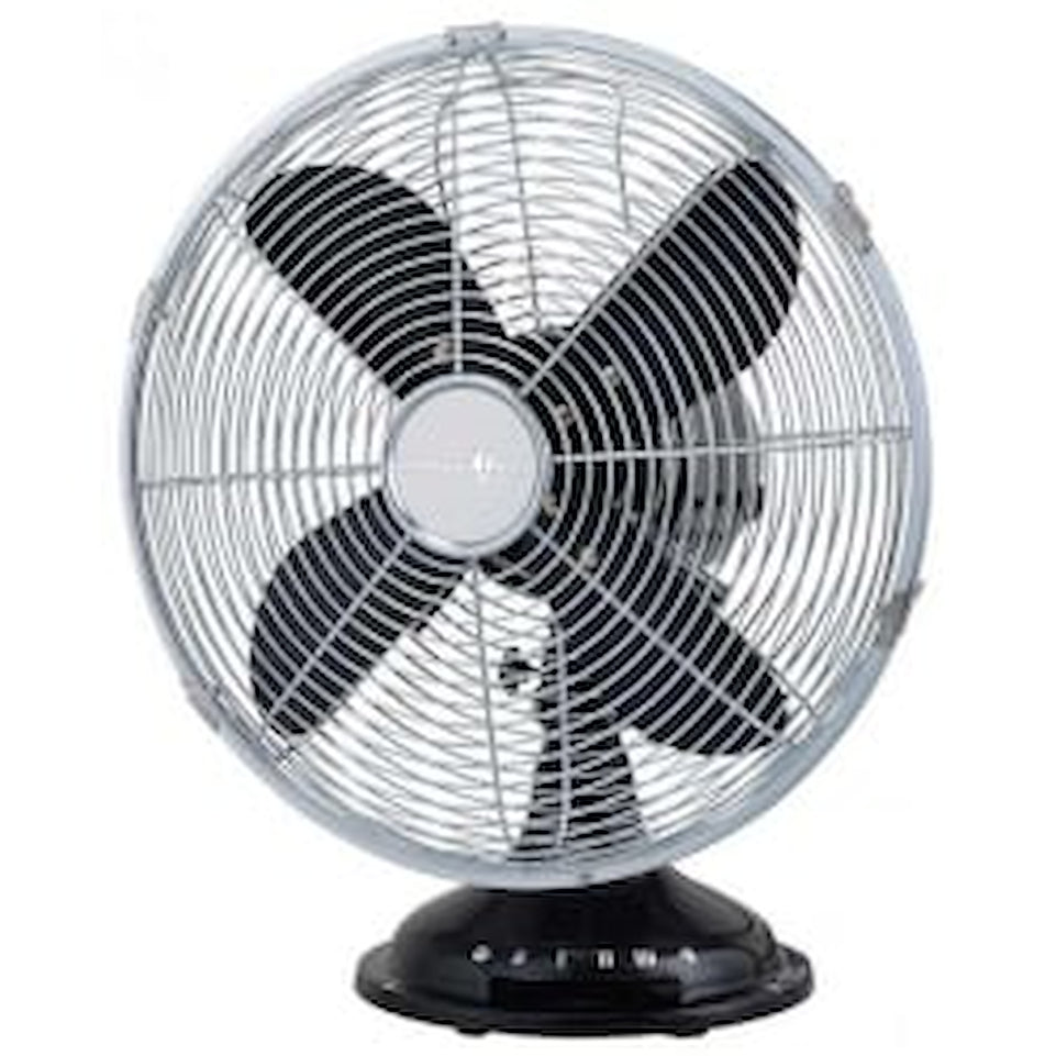 SMARTWAY VENT.TAVOLO 50W PALA 40CM 3VEL NERO Attaccalaspina