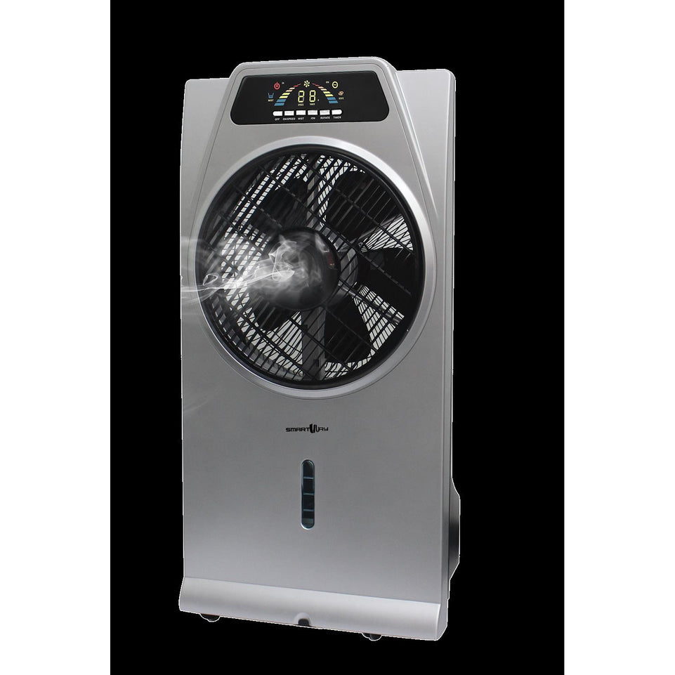 SMARTWAY VENT.PIANTANA 90W 2.5LT 3VEL. IONIZZ. TIMER BIANCO Attaccalaspina