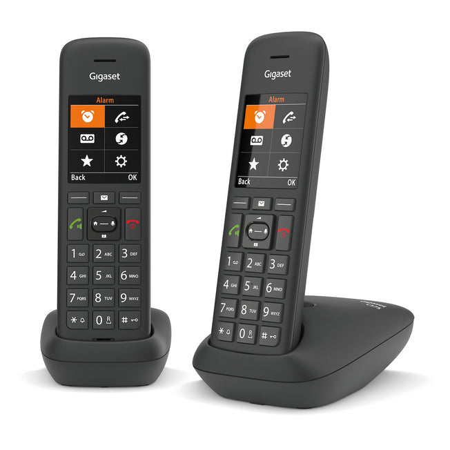 GIGASET CORDLESS 2.2" V.VOCE MEM.200NUM. DUO NEROAttaccalaspina