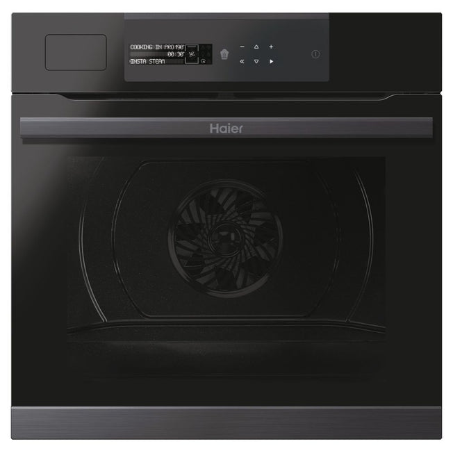 HAIER FORNO 60CM 70LT MULTIF.9 VAP WIFI PIROLITICO NEROAttaccalaspina