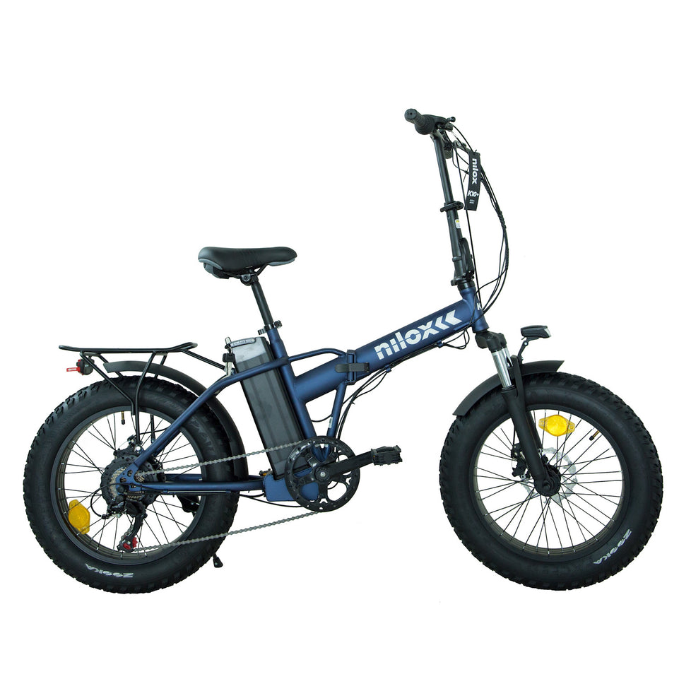 NILOX E-BIKE ACCIAIO 36V 10AH R.20" AUT.60KM K10+ BLUAttaccalaspina