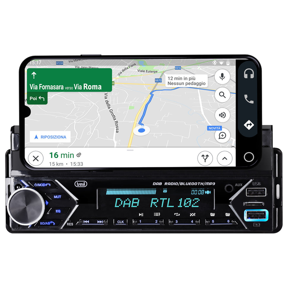 TREVI SINTO CAR MP3 USB/SD AUX DAB+ BT SCD 5753 DABAttaccalaspina