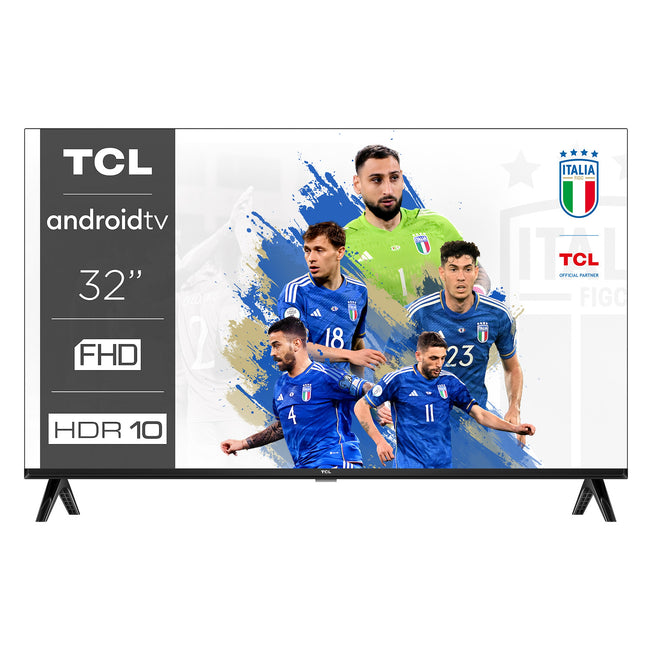 TCL  TV LED 32"FHD DVBT2/S2/HEVC SMART ANDROIDAttaccalaspina