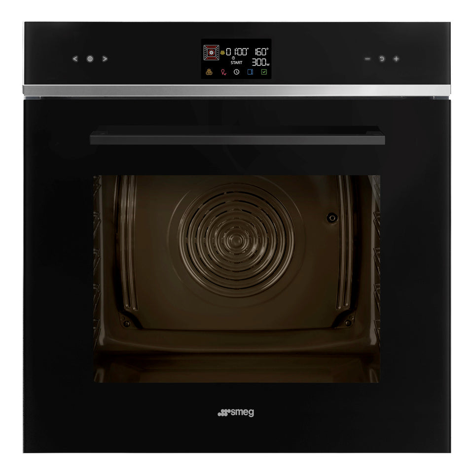 SMEG FORNO 60CM 68LT MULTIF. COMBI MICRO NEROAttaccalaspina