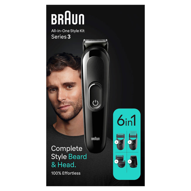 BRAUN REG.BARBA RIC. 6IN1 13LUNGH. +ACCESS. NEROAttaccalaspina