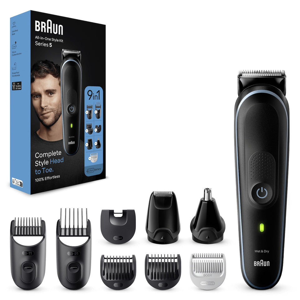 BRAUN REG.BARBA RIC. 7IN1 +GILETTE PROGLIDE +ACC. NEROAttaccalaspina