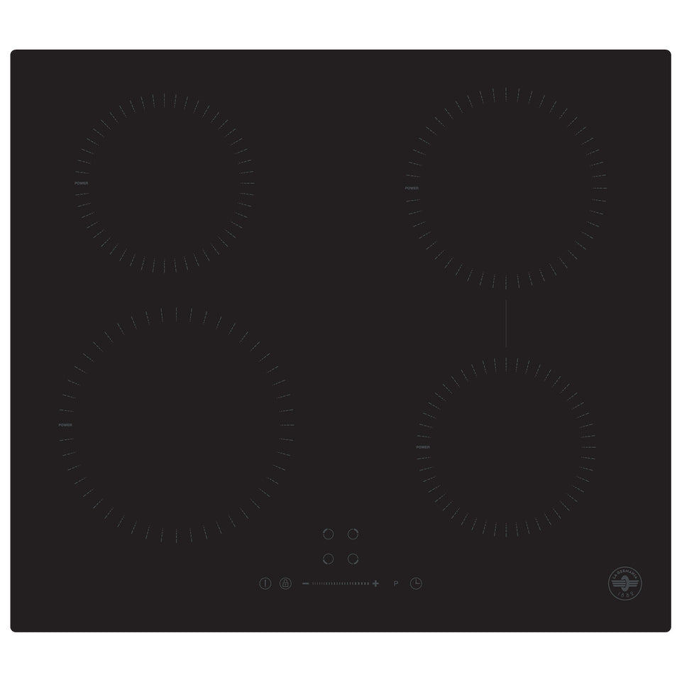 LA GERMANIA P.COTT.INDUZ.60CM 4ZONE TIMER NEROAttaccalaspina