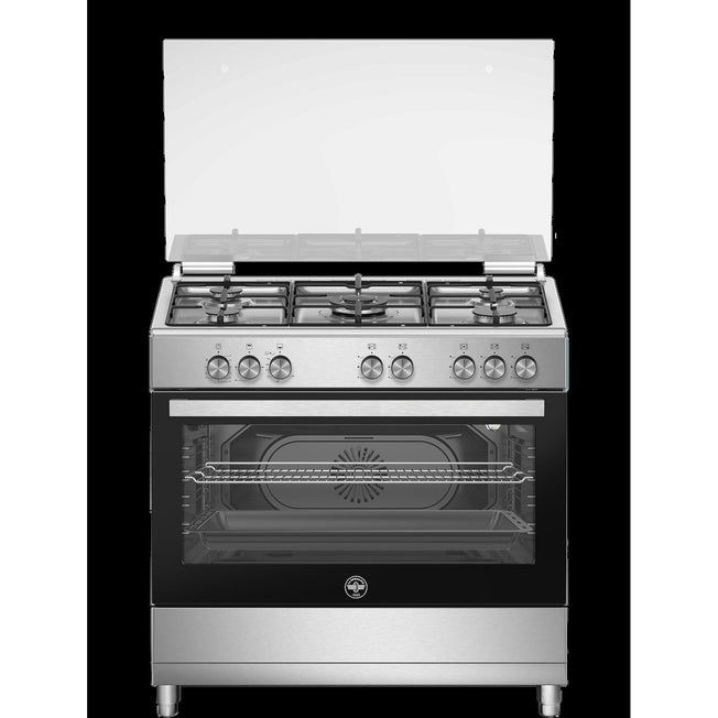 LA GERMANIA CUCINA 90CM 5F.GAS G.SMALTATE F.GAS VENT. INOXAttaccalaspina