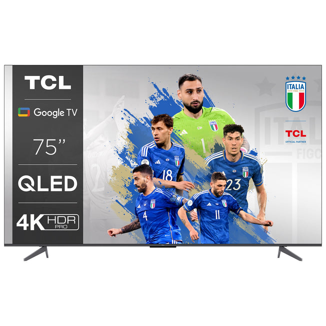 TCL  TV QLED 75"UHD 4K 120HZ DVBT2/S2 SMART GOOGLEAttaccalaspina
