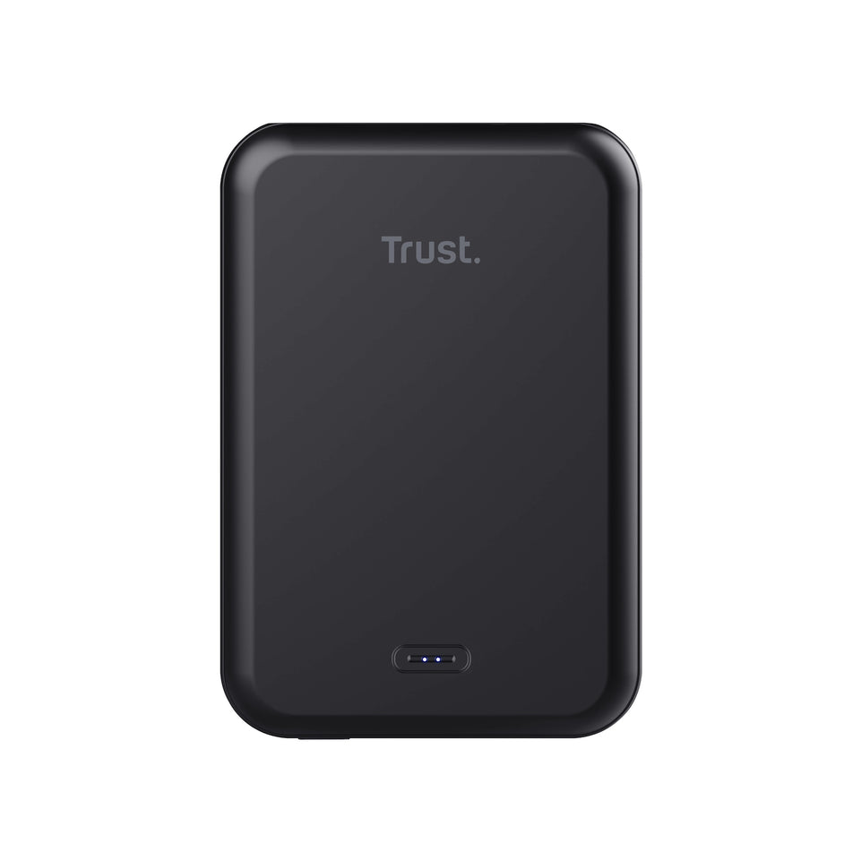 TRUST POWER BANK 5000MAH WIRELESS MAG MAGNO NEROAttaccalaspina