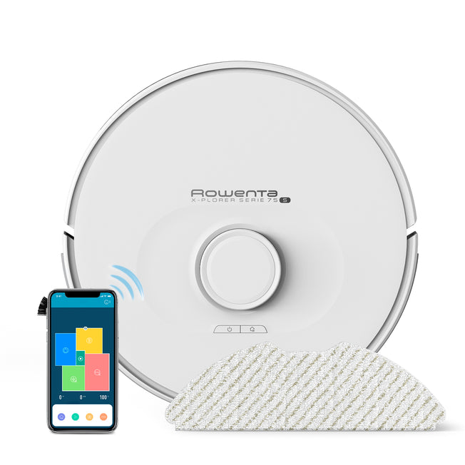 ROWENTA ROBOT ASPIR. AUT.120MIN WIFI X-PLORER SERIE 75 S+Attaccalaspina