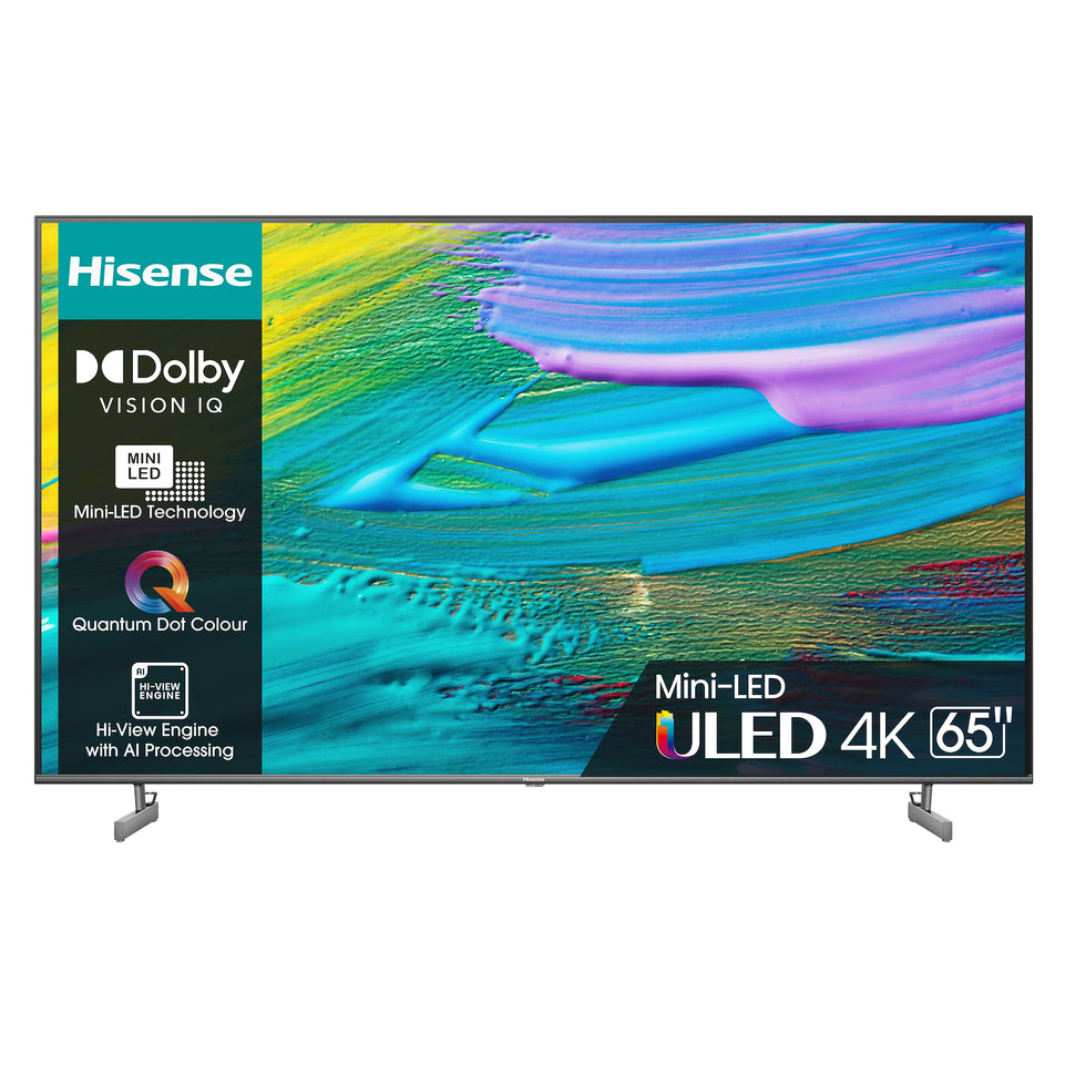 HISENSE TV MINILED 65"UHD 4K HDR10+ DVBT2/S2 SMART VIDAAAttaccalaspina