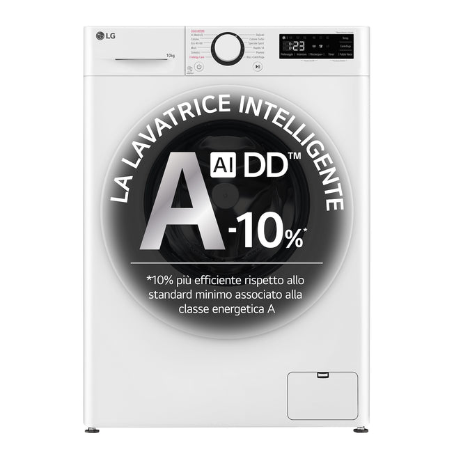 LG  LAV.C/FRONT 10KG 1400G. CE.A-10% INV VAP WIFI AIDDAttaccalaspina