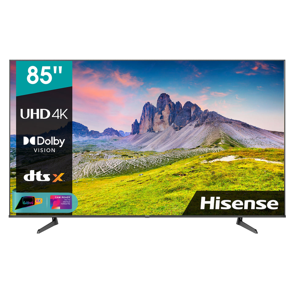 HISENSE TV LED 85"UHD 4K HDR10+ DVBT2/S2 SMART VIDAAAttaccalaspina