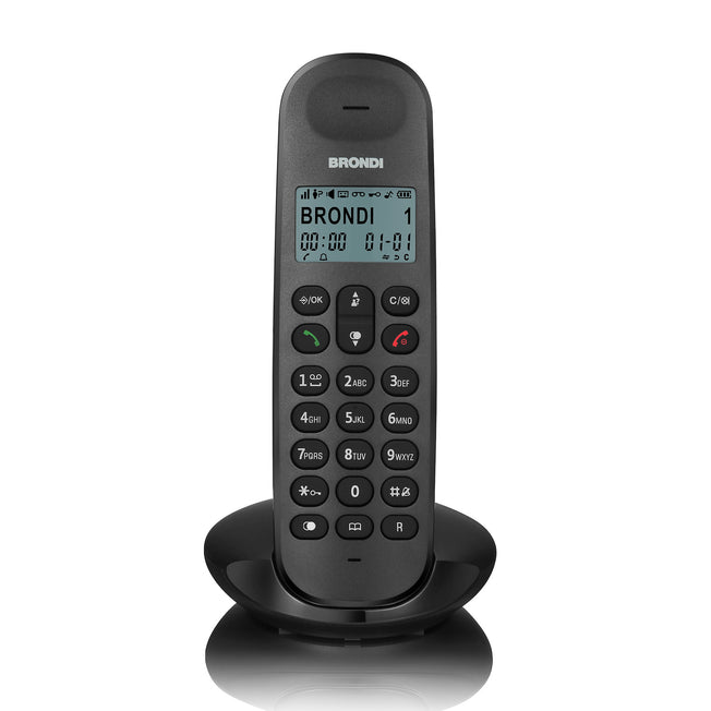 BRONDI CORDLESS MEM.50NUM. ECO DECT NEROAttaccalaspina