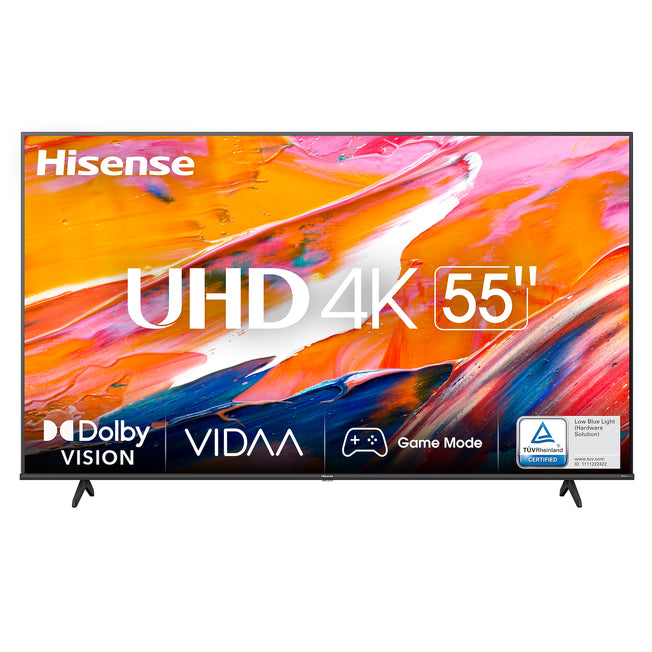 HISENSE TV LED 55"UHD 4K HDR10+ DVBT2/S2 SMART VIDAAAttaccalaspina