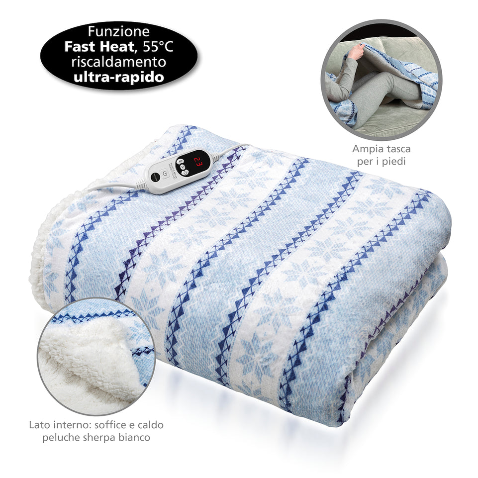 MACOM TERMOCOPERTA 150X90CM FAST HEAT MORBY PLAID Attaccalaspina