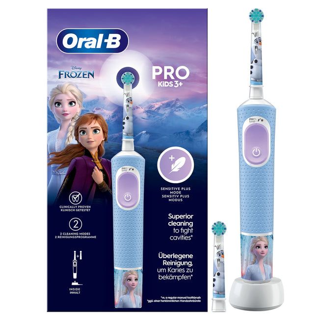 ORAL-B SPAZZ.ELETT.2D C/2 TESTINE KIDS FROZENAttaccalaspina