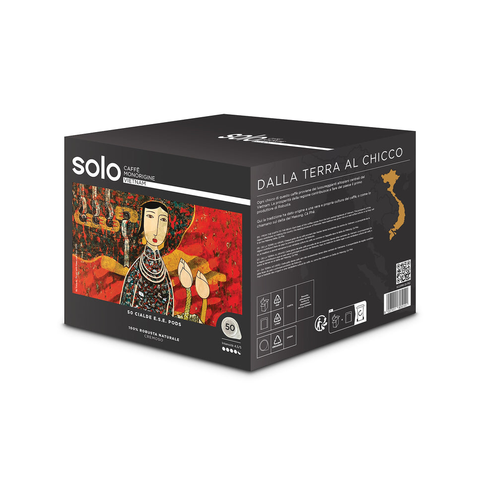 SOLO CIALDE CAFFE ESE MONORIGINE VIETNAM 50PZAttaccalaspina