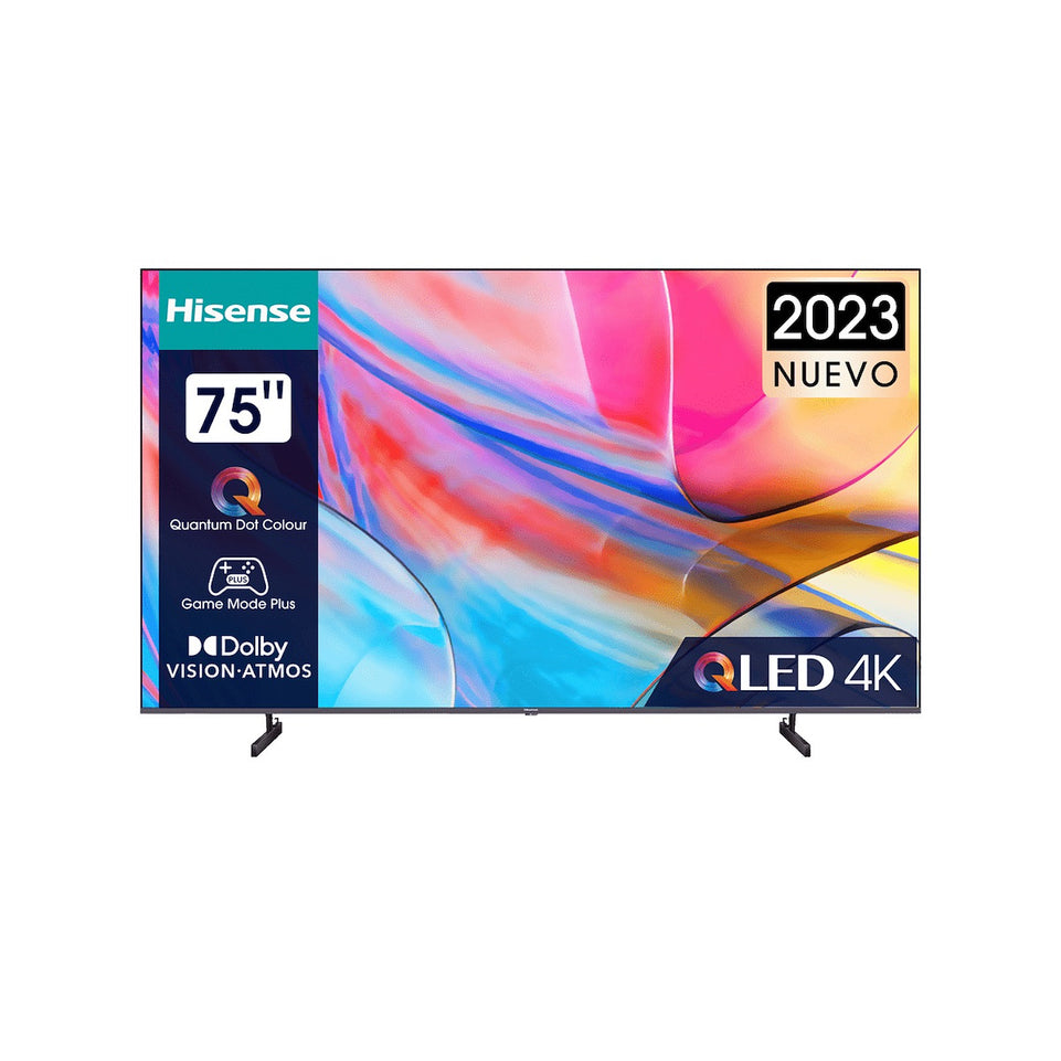 HISENSE TV QLED 75"UHD 4K HDR10+ DVBT2/S2 SMART VIDAAAttaccalaspina