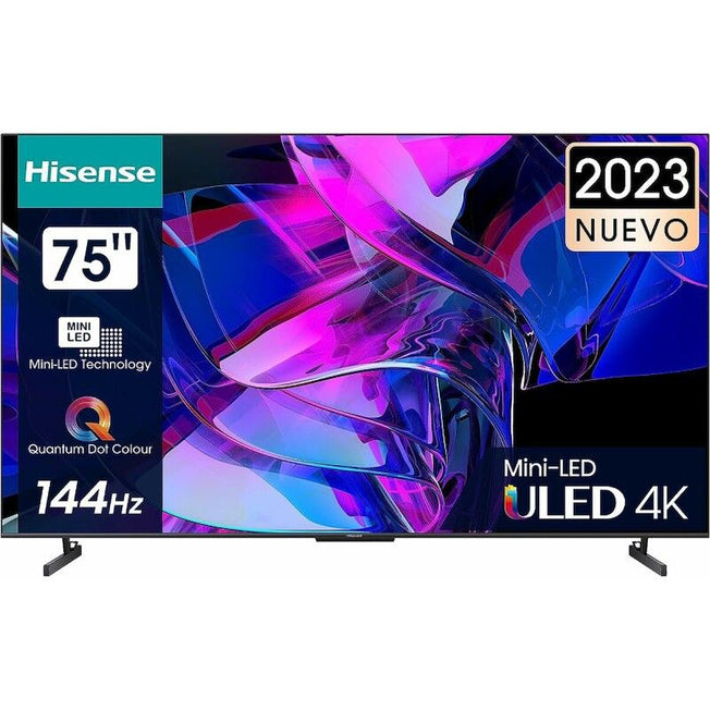 HISENSE TV MINILED 75"UHD 4K 144HZ DVBT2/S2 SMART VIDAAAttaccalaspina