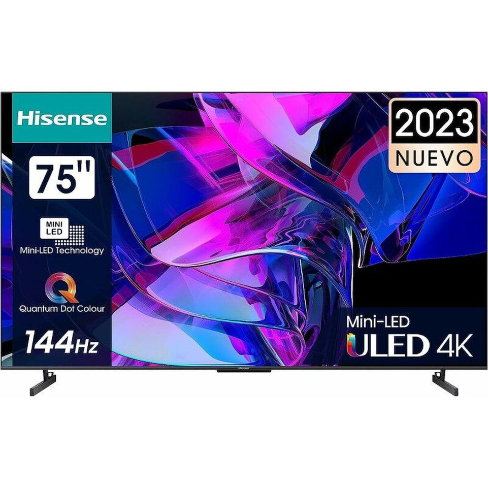 HISENSE TV MINILED 75"UHD 4K 144HZ DVBT2/S2 SMART VIDAAAttaccalaspina