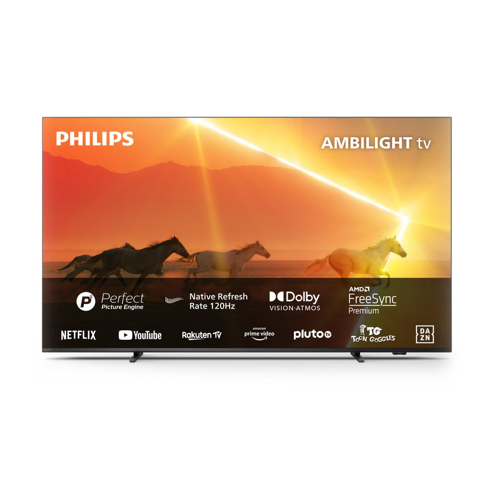 PHILIPS TV MINILED 55"UHD 4K 120HZ T2/S2 SMART AMBILIGHTAttaccalaspina