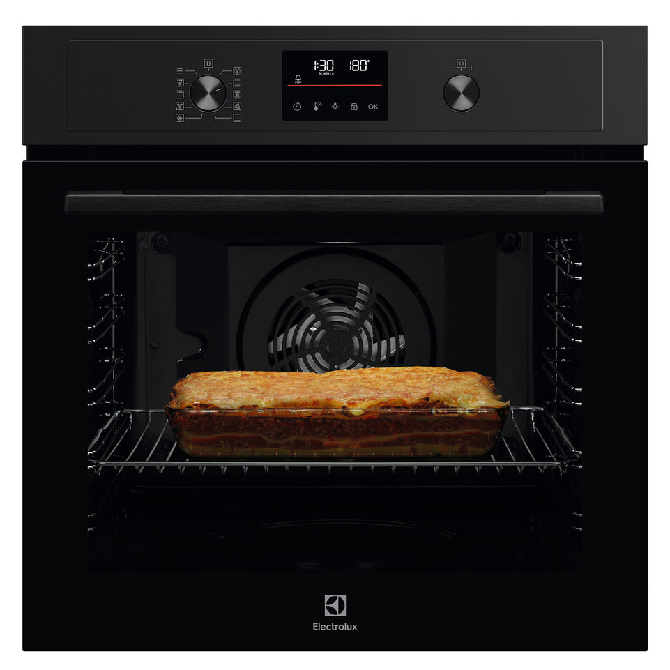 ELECTROLUX FORNO 60CM 72LT MULTIF. PIROLITICO NEROAttaccalaspina