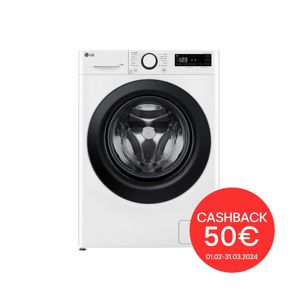LG LAV.C/FRONT 11KG 1400G CE.A-10% INV WIFI VAP AI DDAttaccalaspina