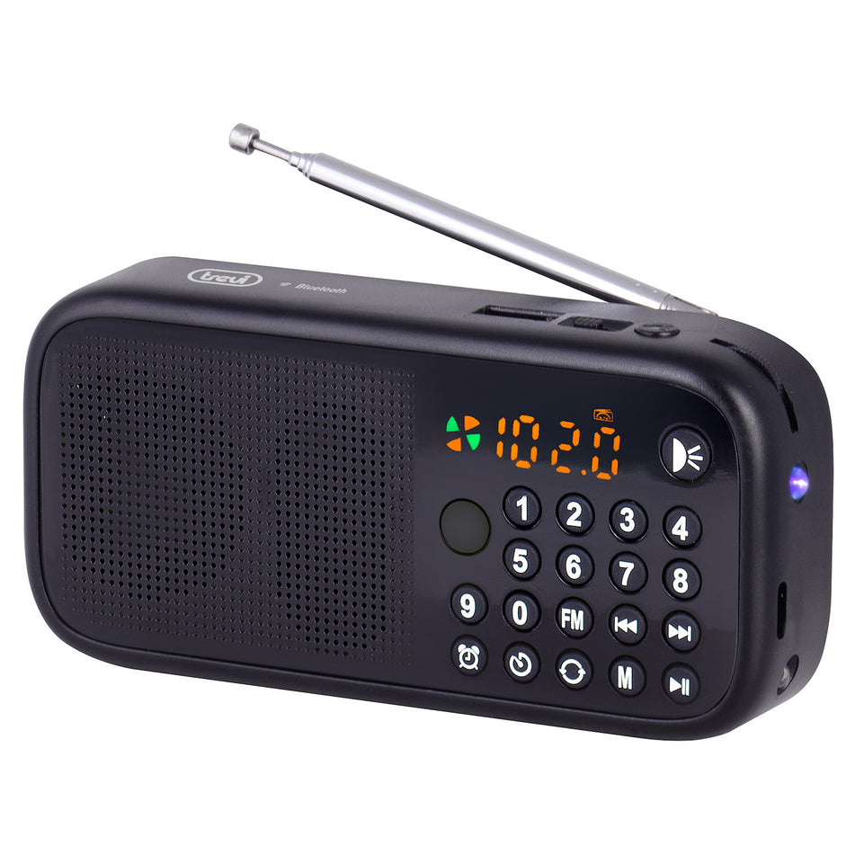 TREVI RADIOSVEGLIA PORT. FM BT USB SD 7F40 BTAttaccalaspina
