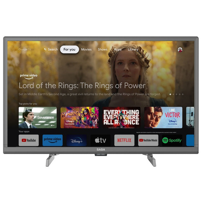 SABA TV LED 24"HD READY DVBT2/S2 SMART GOOGLEAttaccalaspina