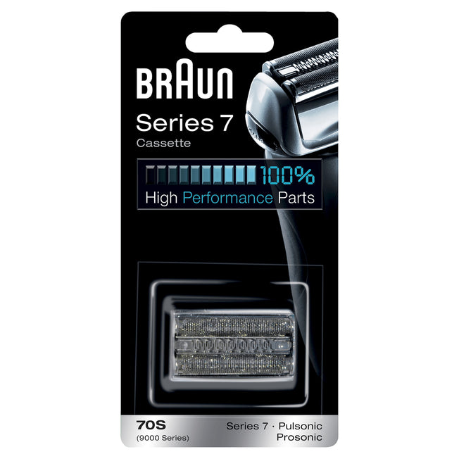 BRAUN CASSETTE 70S SILVER COMP.720/750/799/7855/7899Attaccalaspina