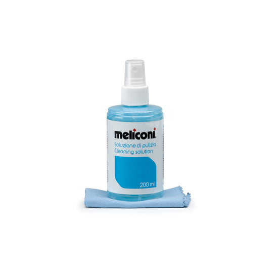 MELICONI C200 SOLUZIONE 200ML + PANNO 20X20 X PULIZIA TVAttaccalaspina