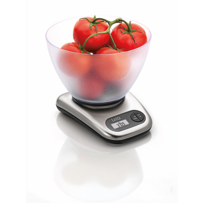 LAICA BIL.CUCINA 5KG/1GR DIG.CIOTOLA BASE CROMOAttaccalaspina