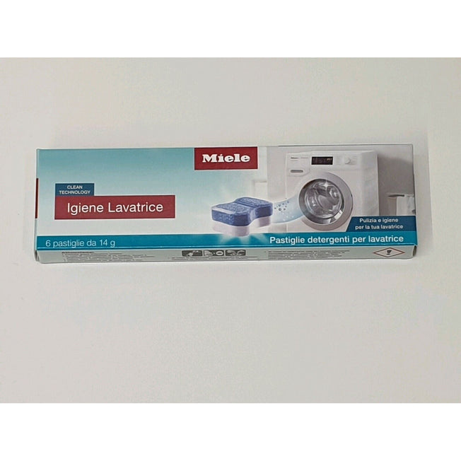 MIELE PASTIGLIE IGIENE LAVATRICE CLEAN TECHNOLOGY 6PZAttaccalaspina
