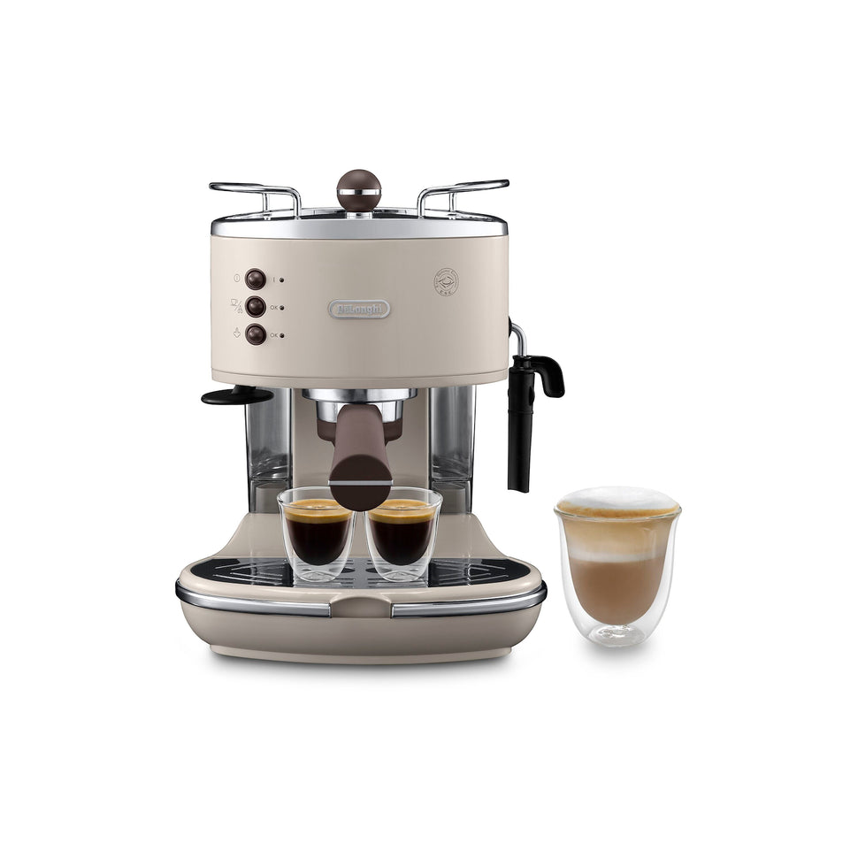 DE LONGHI M.CAFFE' CIALDE/POLVERE 1100W 1.4LT VINTAGE BEIGEAttaccalaspina