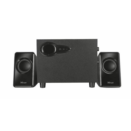 TRUST CASSE PC 2.1 9W USB SUB.LEGNO AVORA NEROAttaccalaspina