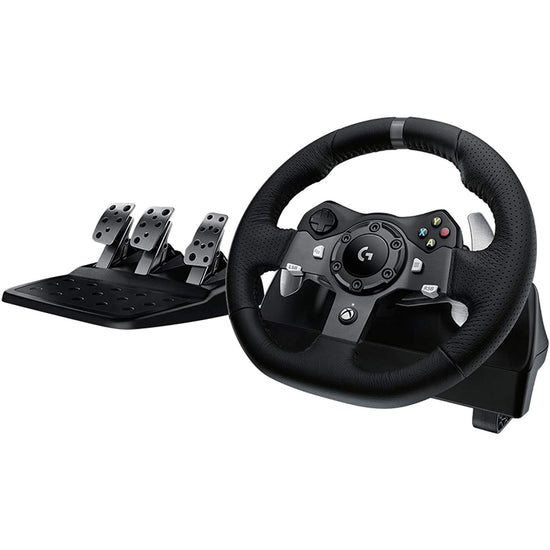 LOGITECH VOLANTE C/PEDALI X XBOX ONE PC PELLE G920 NEROAttaccalaspina