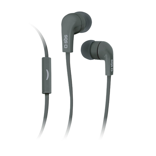 SBS  AURICOLARE MIX 30 CAVO FLAT NEROAttaccalaspina
