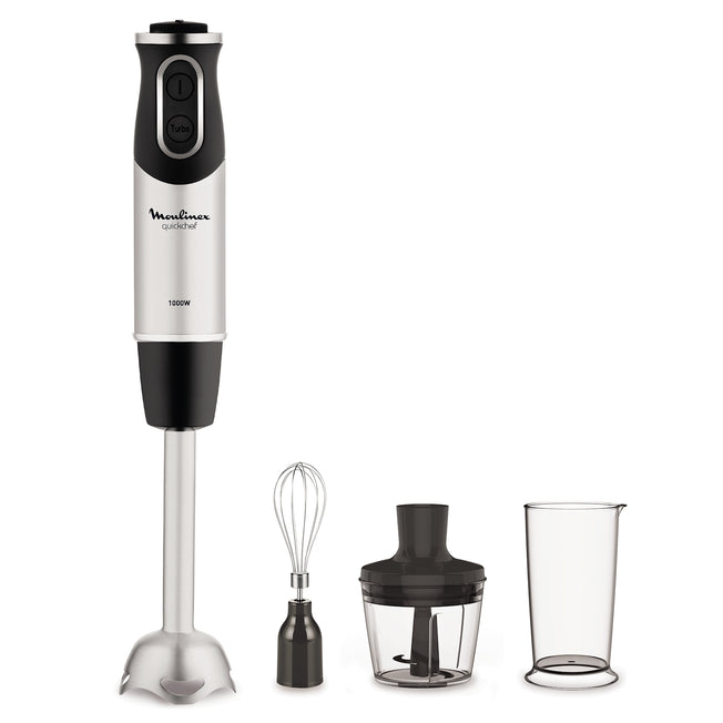 MOULINEX FRULL.IMMERS. 1000W 0.8LT LAME INOX NEROAttaccalaspina