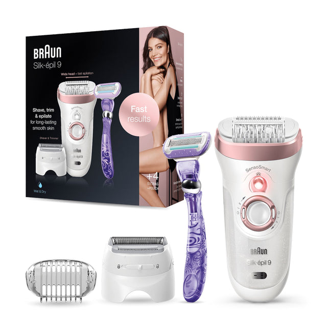 BRAUN EPILATORE WET&DRY 2VEL. SENSOSMART +7ACCESS.Attaccalaspina