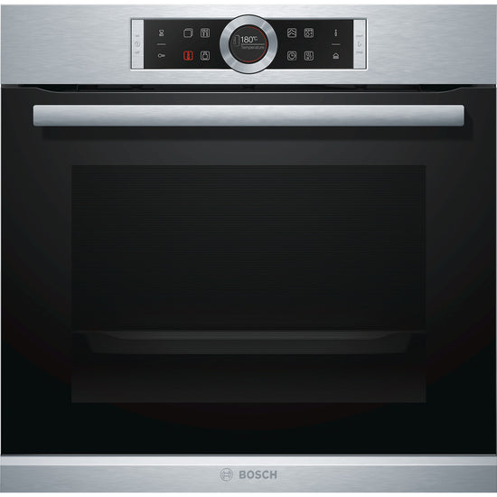 BOSCH FORNO 60CM 71LT MULTIF. VAP. CL.A PIROLITICO INOXAttaccalaspina